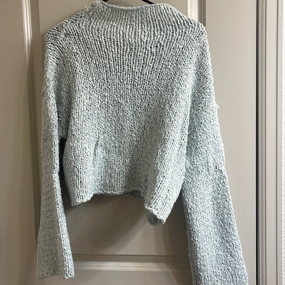 By Anthropologie Cropped Mock Neck Sweater - Picture 6 of 8